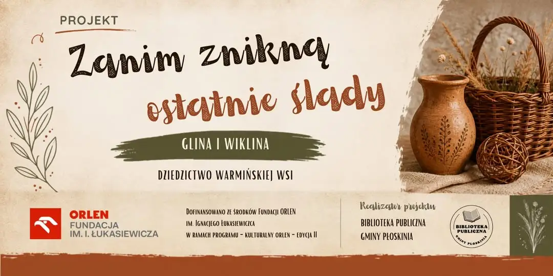 Płoskinia: biblioteka z własną pracownią ceramiczną i piecem do wypału gliny