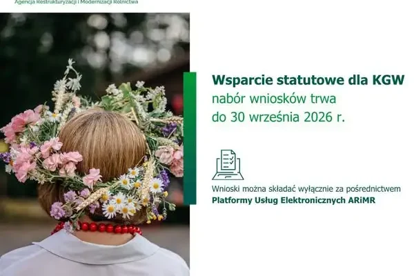 Nabór wniosków o wsparcie statutowe dla KGW trwa do 30 września