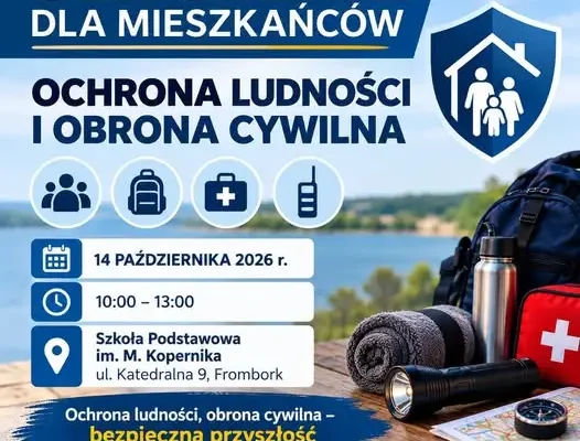 Frombork: szkolenie z ochrony ludności i obrony cywilnej już 14 października