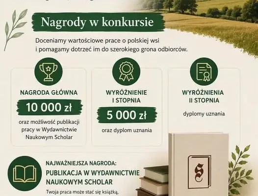 XVIII edycja konkursu „Polska wieś – dziedzictwo i przyszłość” – trwa nabór prac