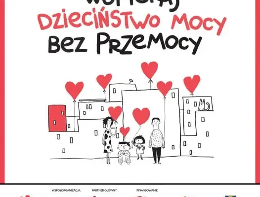 Kampania „Dzieciństwo bez Przemocy” startuje. 19 listopada budynki w całej Polsce zabłysną na czerwono