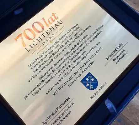 30 lat partnerstwa Pieniężna i Lichtenau. Strażacy podpisali nowe porozumienie
