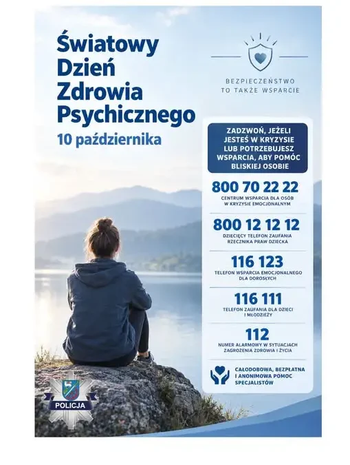Światowy Dzień Zdrowia Psychicznego – przypomnienie o dostępnym wsparciu