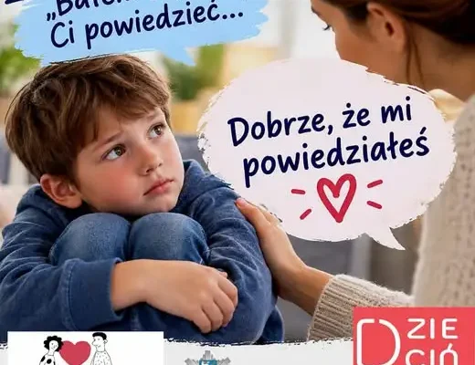 Dzieciństwo bez przemocy: reakcja dorosłych kluczem do bezpieczeństwa dziecka