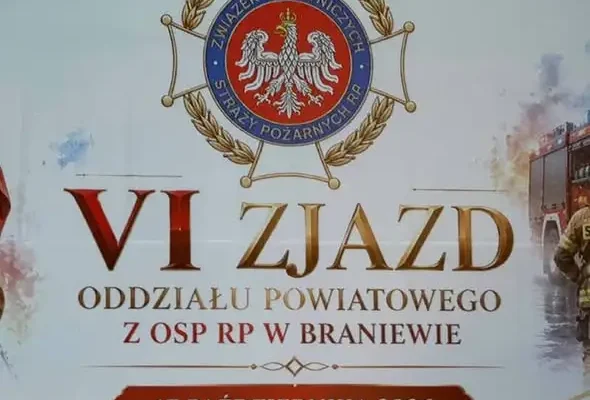 Nowe władze strażackiego oddziału w Braniewie — zjazd ZOSP RP wybrał zarząd