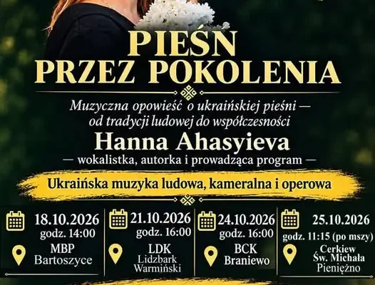 „Pieśń przez pokolenia” – koncerty charytatywne na rzecz żołnierzy w Ukrainie