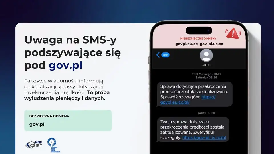 Fałszywe SMS-y podszywają się pod GITD – oszuści chcą danych karty i prawa jazdy