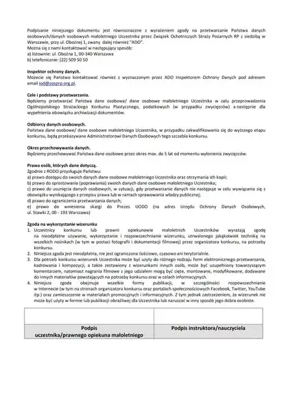 Strażacki konkurs plastyczny w Braniewie – eliminacje miejskie do 3 grudnia
