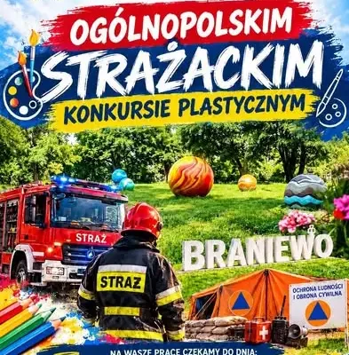 Braniewo: rusza Strażacki Konkurs Plastyczny – prace do 3 grudnia