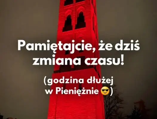 Zmiana czasu na zimowy — mieszkańcy Pieniężna śpią godzinę dłużej